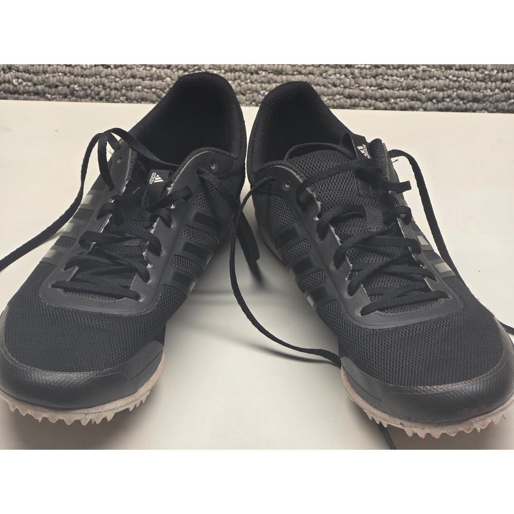 Adidas Distancestar Mens 10.5 Black Track Field Distance Running Spikes B37497